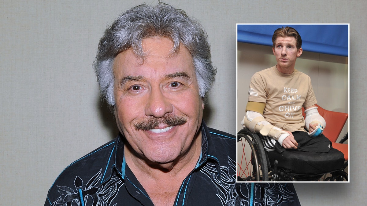 Tony Orlando with an inset of Brendan Marrocco