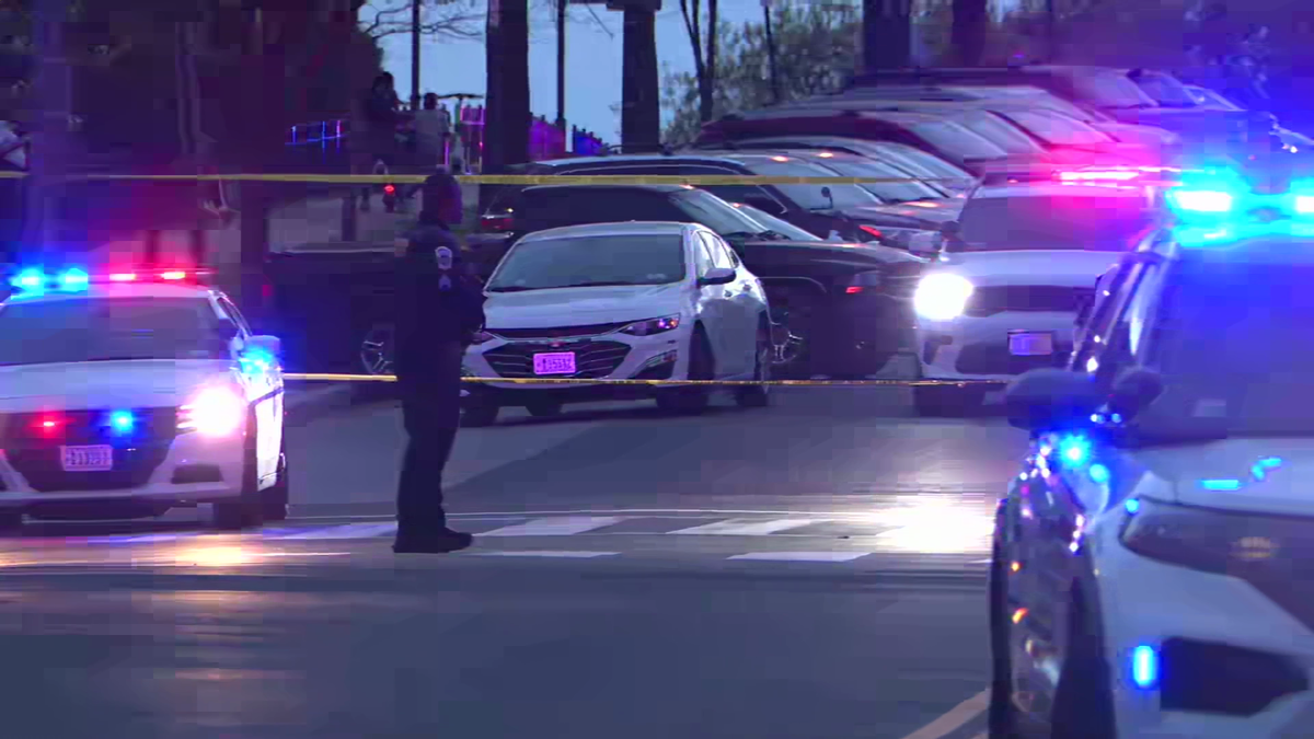DC police at a crime scene
