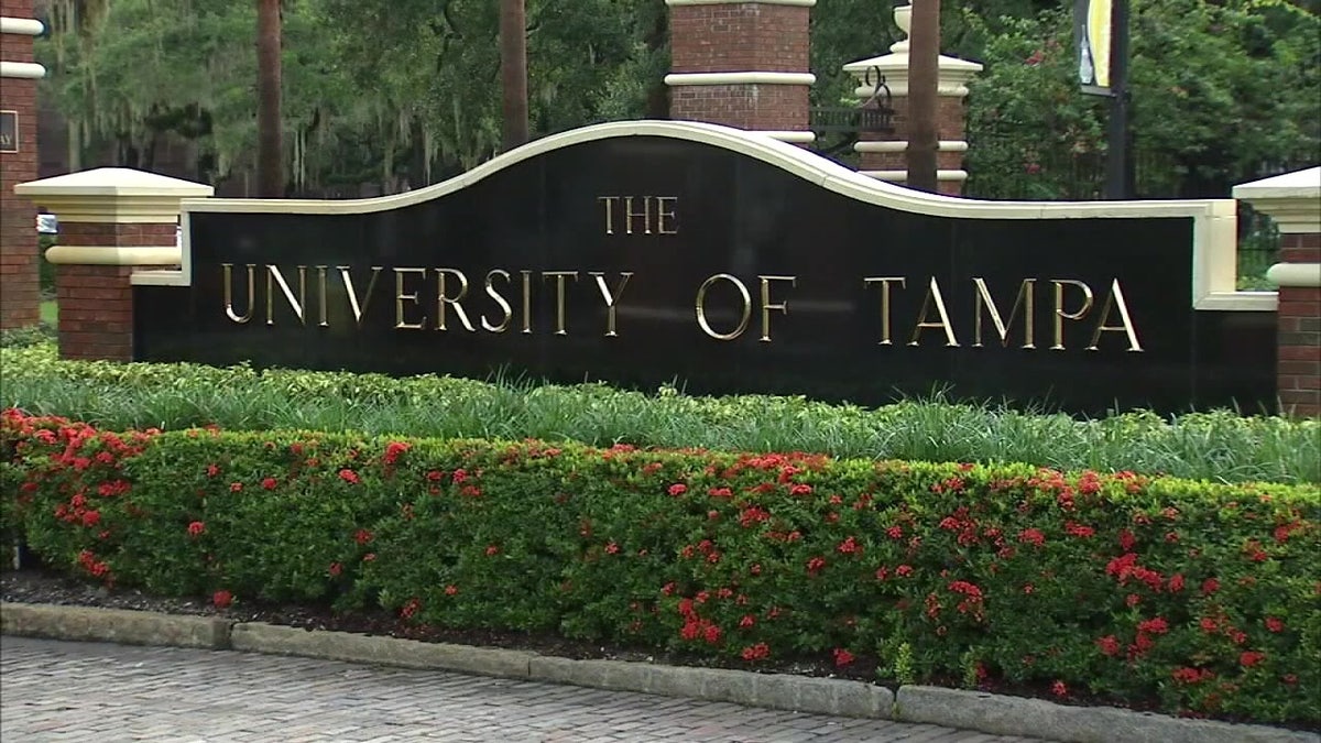 University of Tampa sign