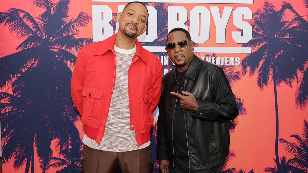 Will Smith and Martin Lawrence at the screening of "Bad Boys: Ride or Die."