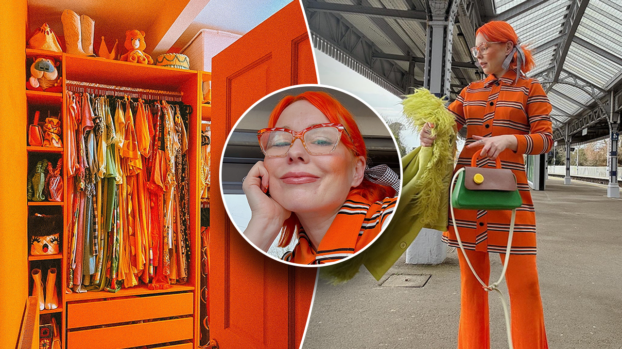 Color-obsessed woman on TikTok makes orange her entire personality