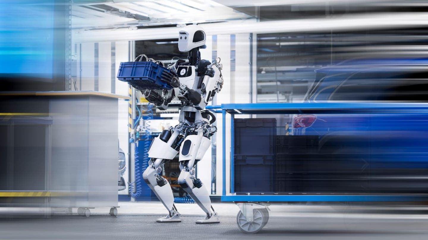 2 Apollo the robot joins Mercedes Benz assembly line production