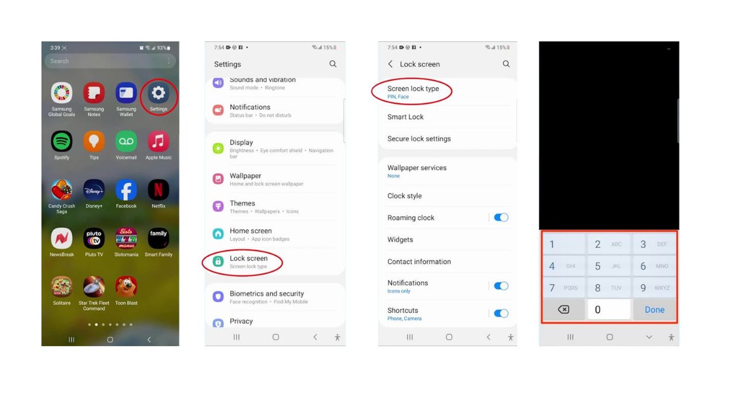 2 How to update your PIN or Password on your Android