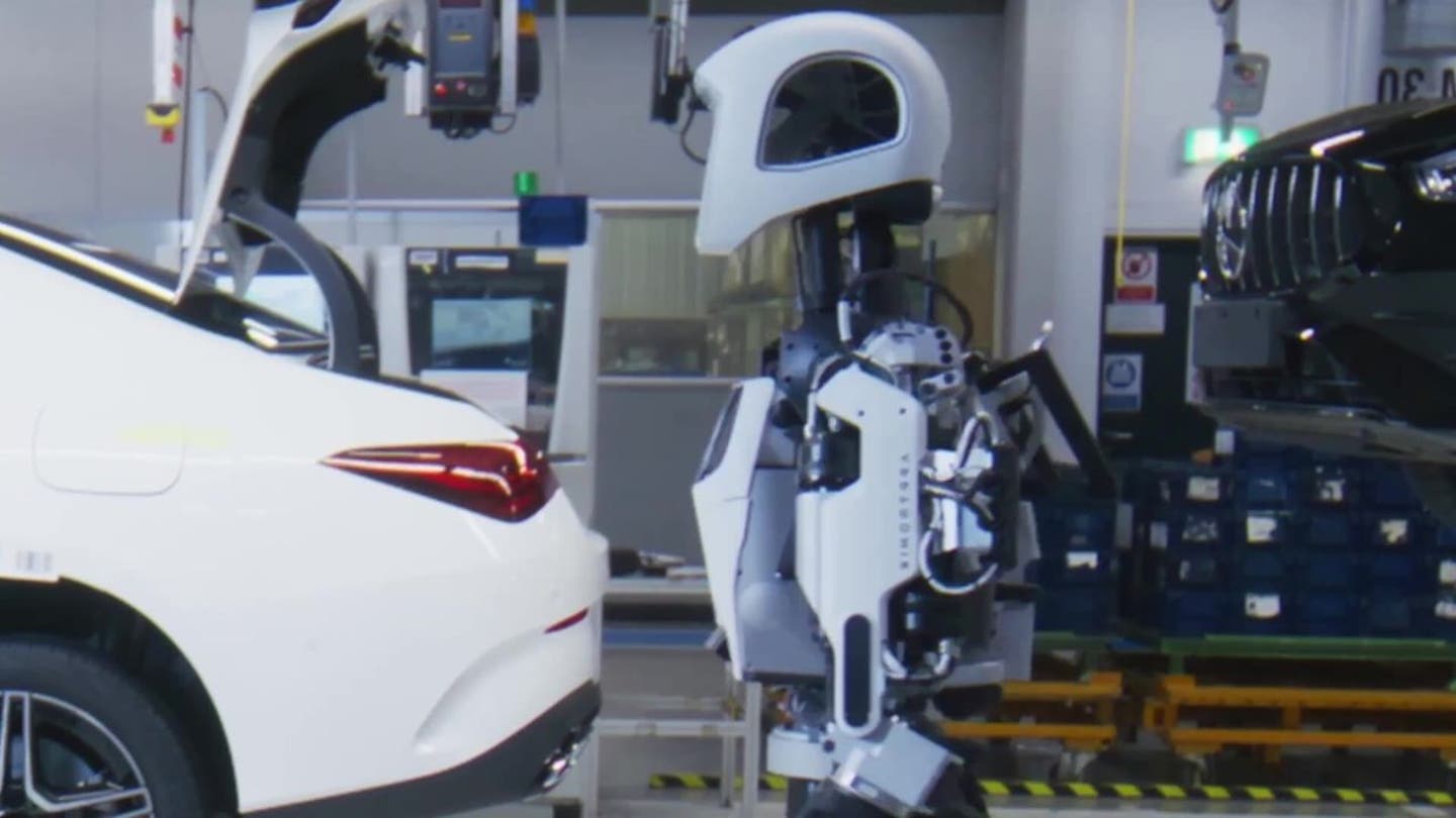 4 Apollo the robot joins Mercedes Benz assembly line production
