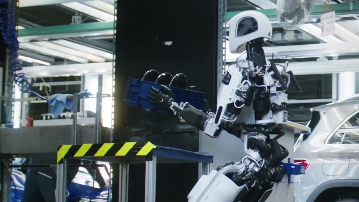 5 Apollo the robot joins Mercedes Benz assembly line production