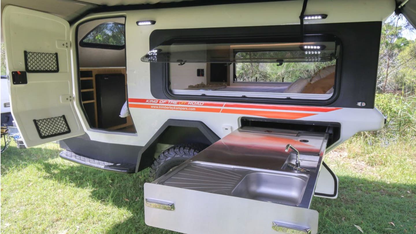 6 This off road teardrop trailer helps you bring luxury camping to the most remote locations