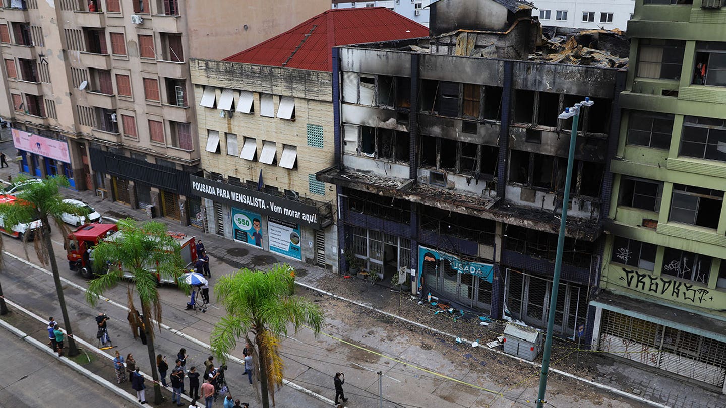 Tragic Fire Claims Lives and Injures in Brazil's Porto Alegre