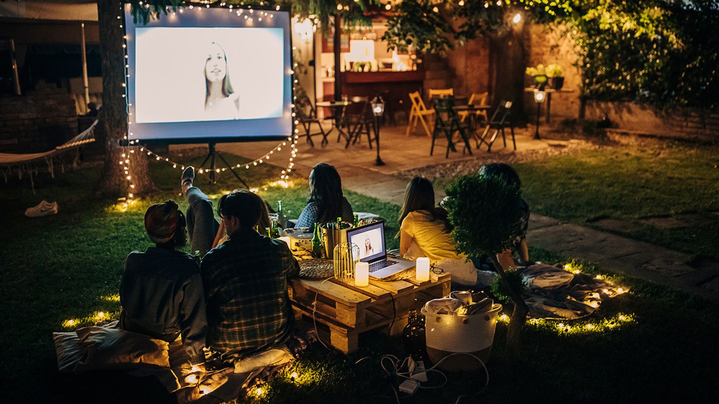 Create an Unforgettable Outdoor Movie Theater with These Essential Accessories