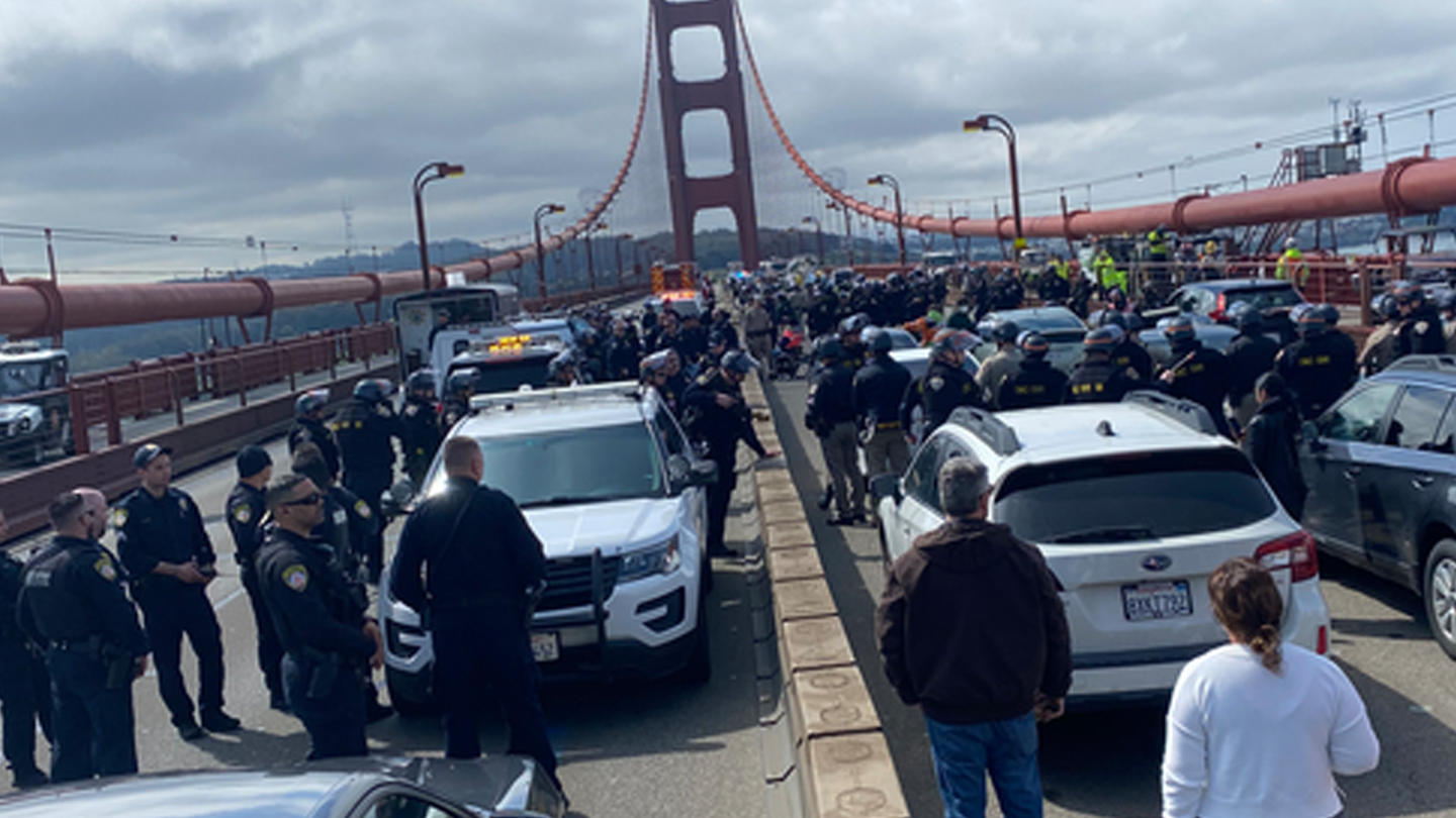 Anti-Israel Protesters Indicted for Disrupting Golden Gate Bridge Traffic