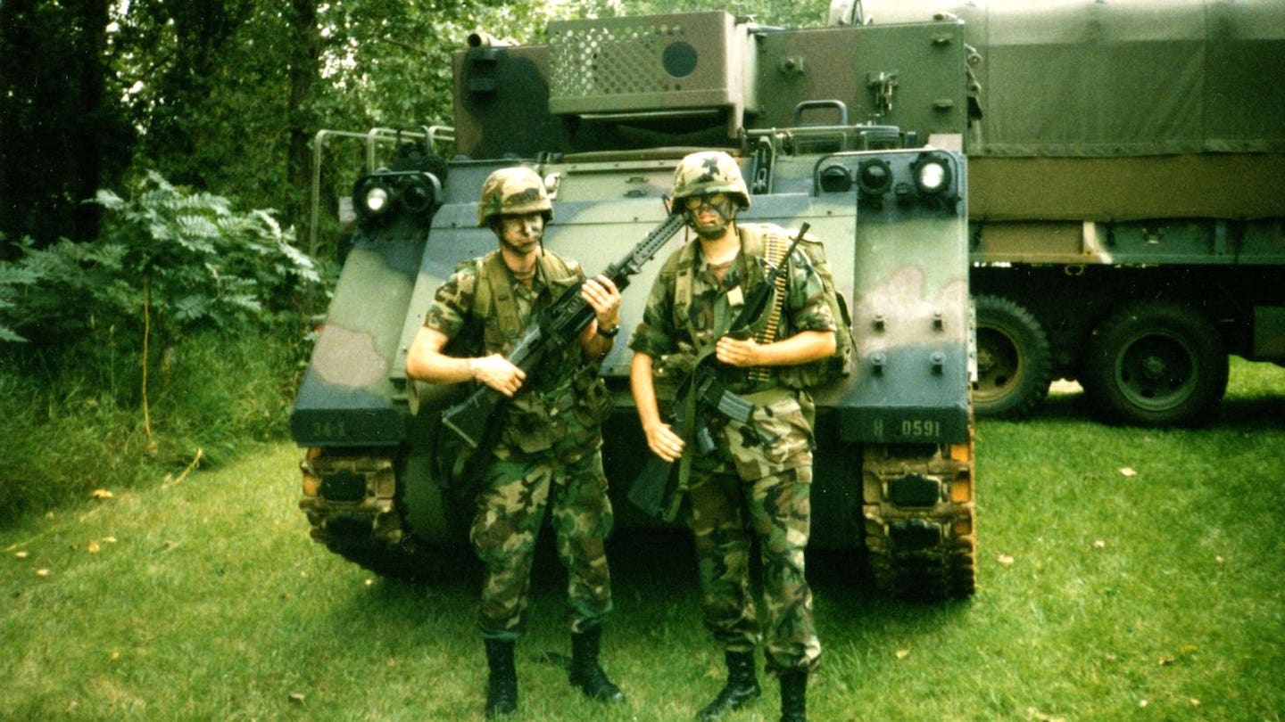 M60 Machine Gun Team Kelm on Right