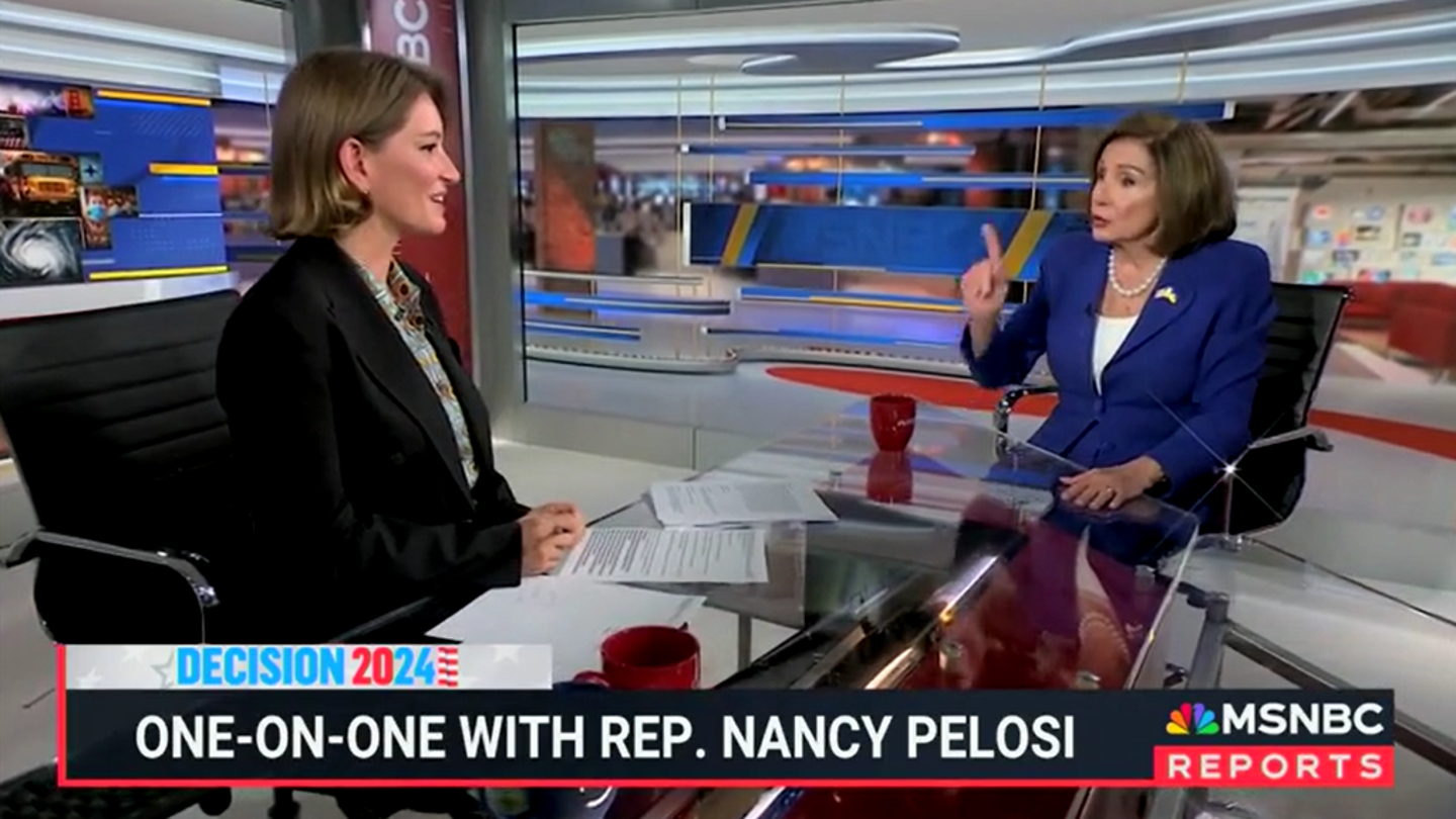 Pelosi Snaps at MSNBC Host, Defends Biden's Economic Record