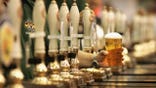 Pint of beer being served