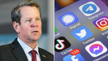 gov brian kemp and social media apps
