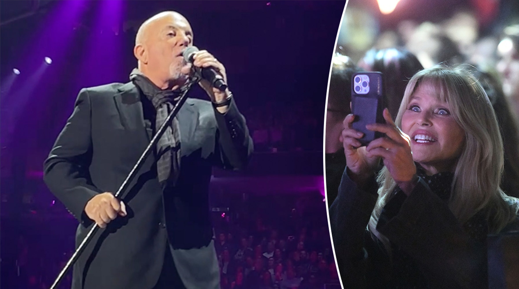 Billy Joel Serenades Christie Brinkley With 'Uptown Girl' at Madison Square Garden Extravaganza