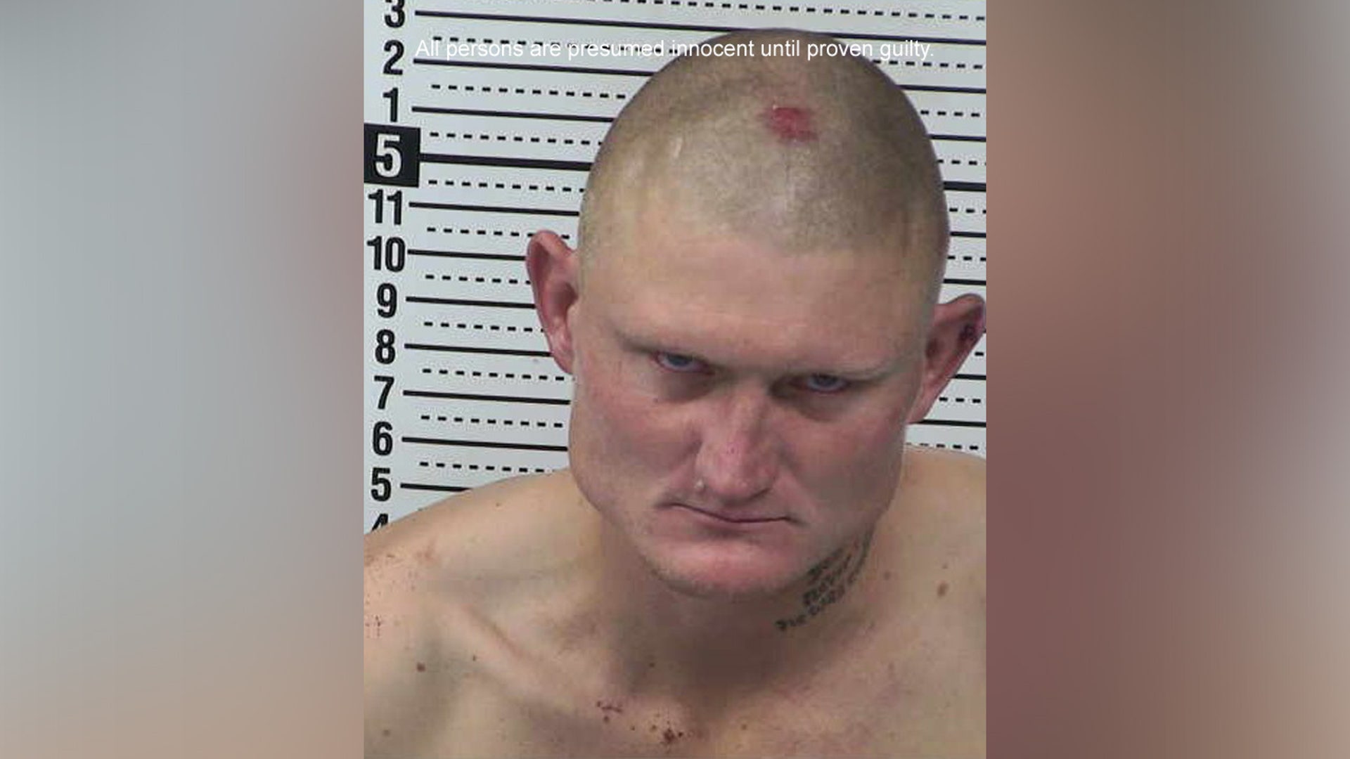 A mugshot of Joel Arnold