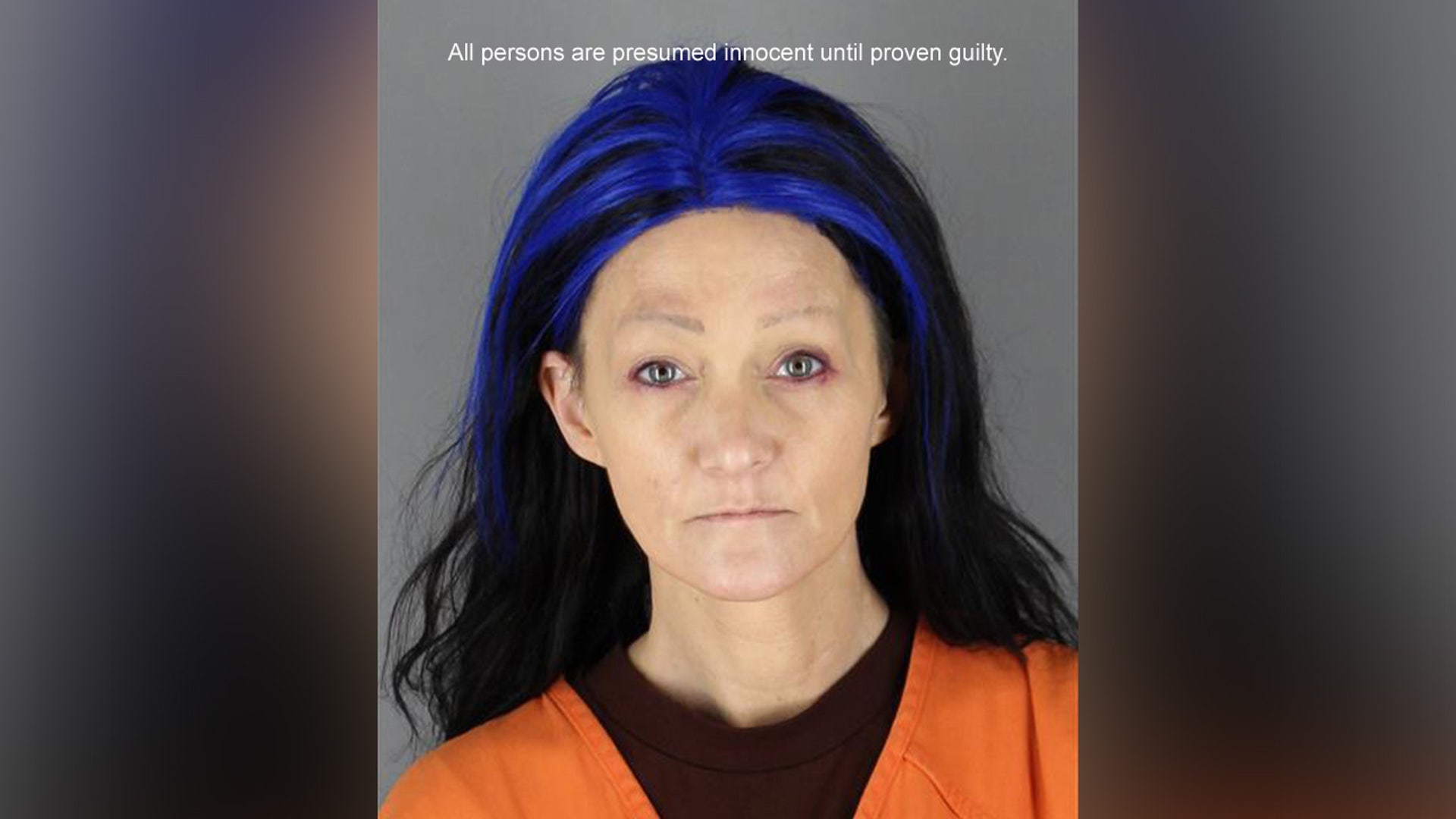 A mugshot of Melanie Marshall