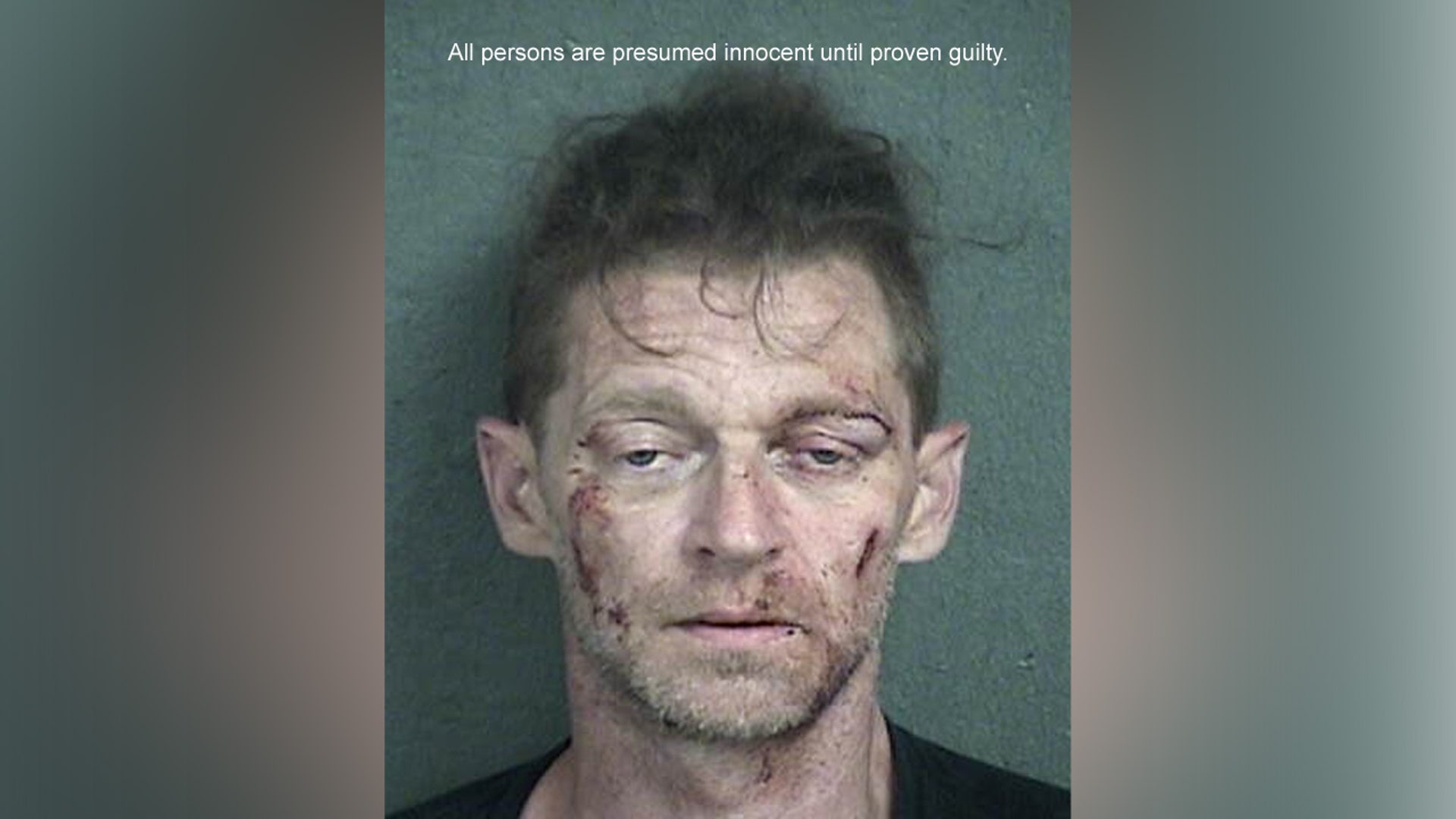 A mugshot of Aaron Shoemaker