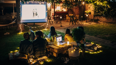 Get your backyard movie theater ready for Fourth of July with these projectors, screens and speakers