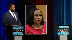 Anti-Trump DA's no-show at debate leaves challenger facing off against empty podium