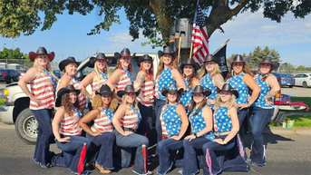 Dance team told American flag shirts made audience feel 'triggered and unsafe'