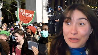 Clueless anti-Israel agitator admits she doesn’t know why she’s at riot