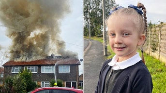 Brave 6-year-old rushes into burning house to save sleeping mom and siblings