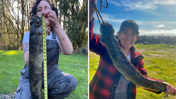 Woman in Oregon reels in record-breaking fish
