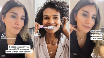 Dentist goes viral with three surprising times you shouldn’t brush your teeth