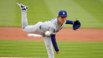 Dodgers pitcher saves himself from injury after catching 105 mph line drive at face