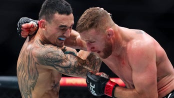 Max Holloway levels Justin Gaethje with epic knockout blow in final seconds of UFC 300 fight