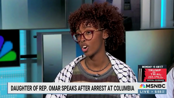 Omar's daughter decries 'hypocrisy,' says anti-Israel students are '100% targeted' after suspension and arrest