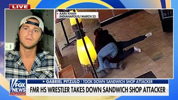 Former high school wrestler takes down Indiana sandwich shop attacker: 'You should stand up for people'