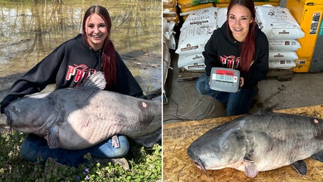 Ohio teen's state fishing record officially certified after 101-pound blue catfish catch