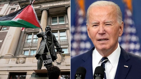GOP rep calls on Biden to make bold move to stop anti-Israel protests in their tracks