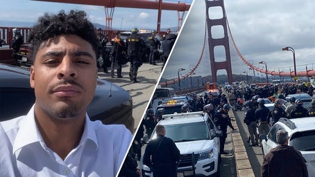 Driver stuck on Golden Gate Bridge during anti-Israel protest says he lost wages needed for brother's funeral