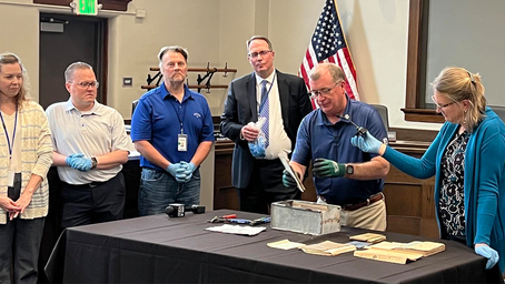 104-year-old time capsule discovered during demolition of high school
