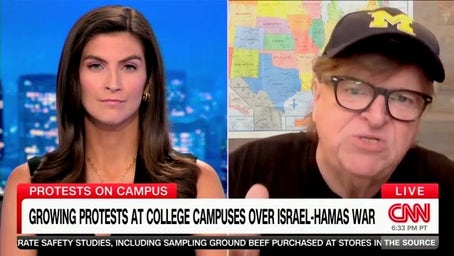 Michael Moore warns Biden to 'pull the plug' on Israel aid or risk losing election