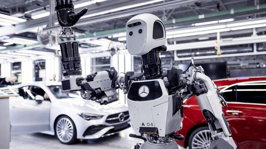 Apollo the robot joins Mercedes-Benz assembly line production