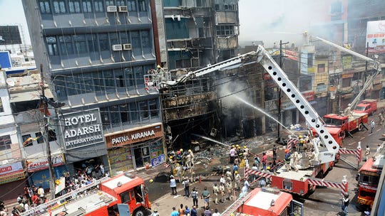 6 dead, 20 injured after explosion causes restaurant and hotel fire in eastern India