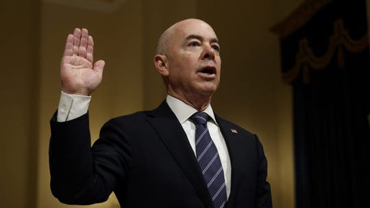 Senators sworn in for Mayorkas impeachment trial ahead of expected Democrat dismissal