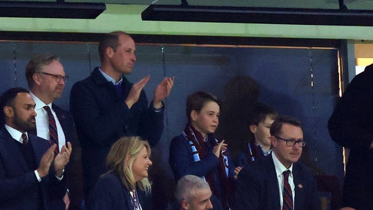 Princes William, George bond at soccer game in first public appearance after Kate Middleton's cancer diagnosis