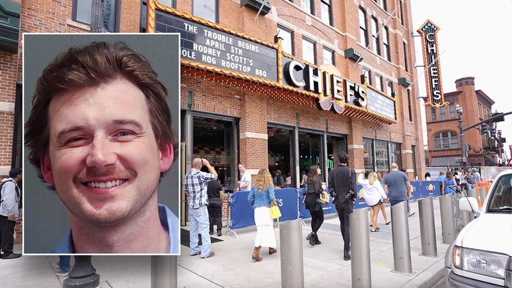 Footage of Morgan Wallen allegedly throwing chair off bar rooftop