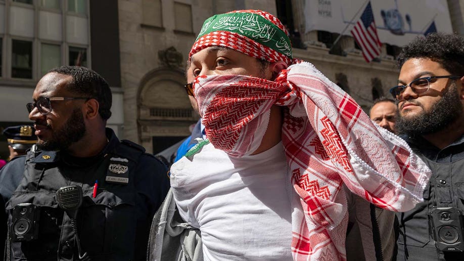 Anti-Israel agitator is arrested in Manhattan, NY