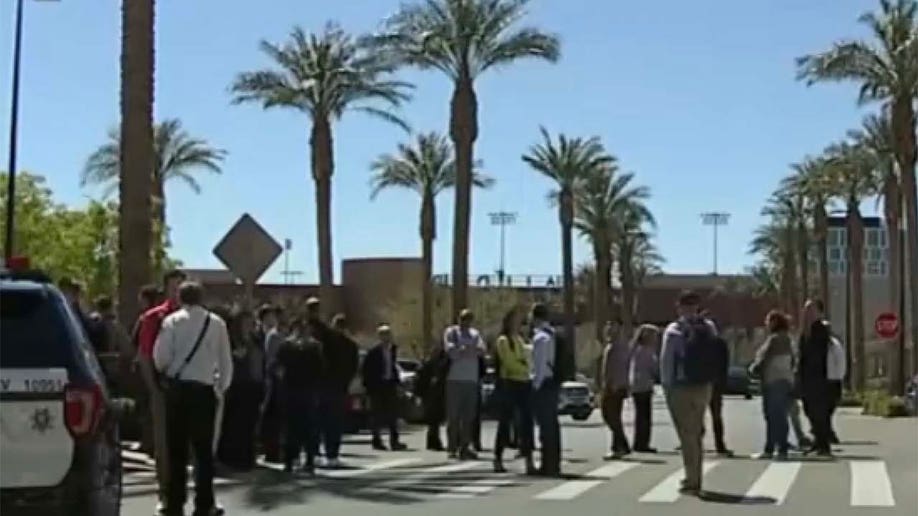 Heavy police presence at law firm in Las Vegas