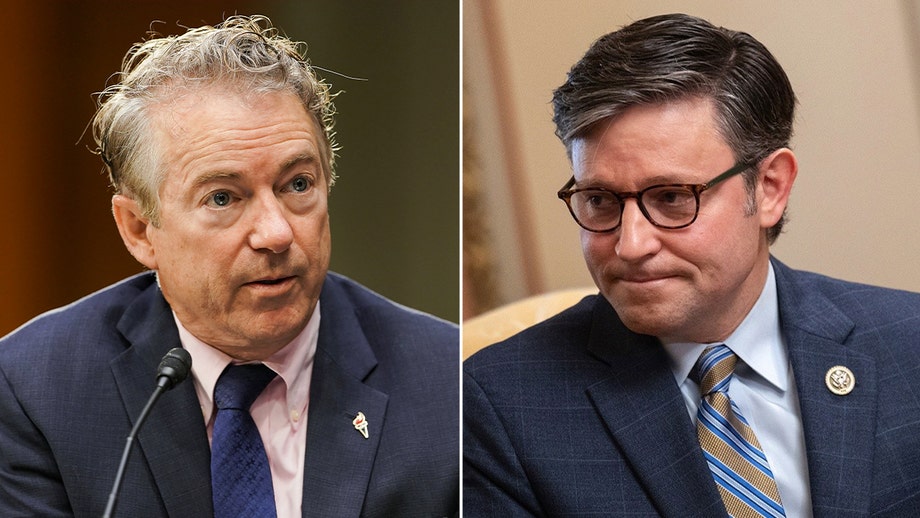 Speaker Johnson clashes with Rand Paul over 'wimpy' spending cuts in Trump's bill