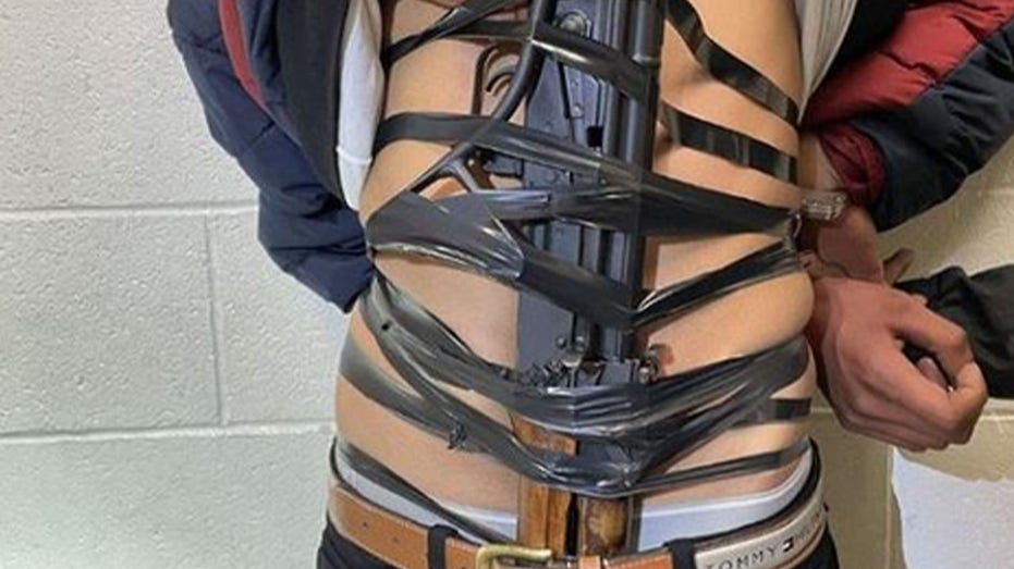 CBP seizes multiple weapons headed for Mexico, including AK-style rifle taped to migrant’s bare chest