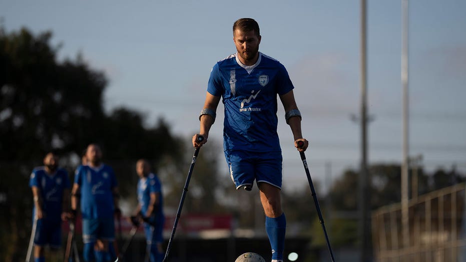 Israel’s amputee soccer team offers healing to soldiers who lost limbs in Gaza