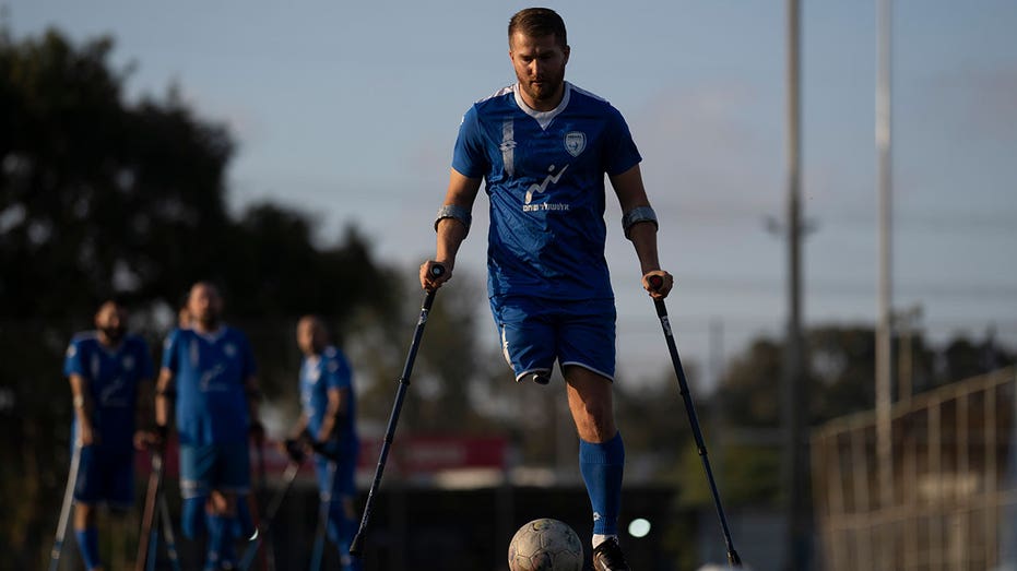 Israel’s amputee soccer team offers healing to soldiers who lost limbs in Gaza