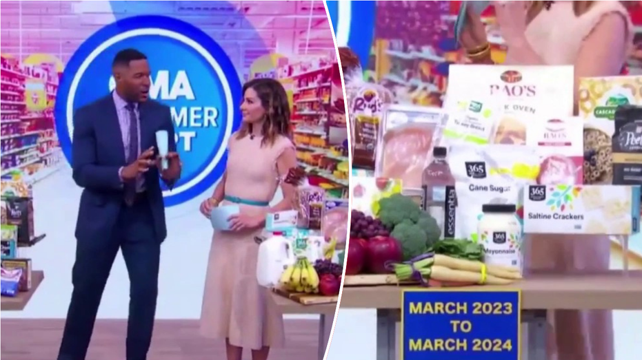 ABC host shocked at visual demonstration of grocery price hikes over last four years: ‘Wow’