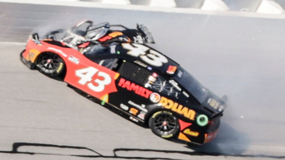 NASCAR driver Erik Jones suffers broken back in brutal Talladega crash